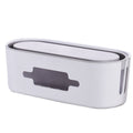 White Power Strip Cable Organizer Box