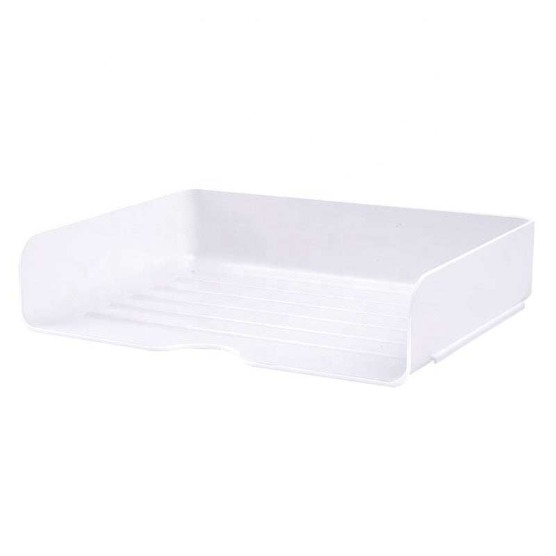 White Stackable A4 Document Tray