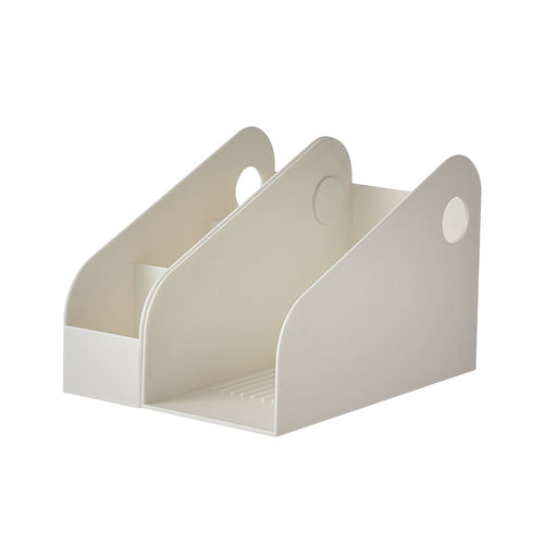 Beige Vertical File Holder