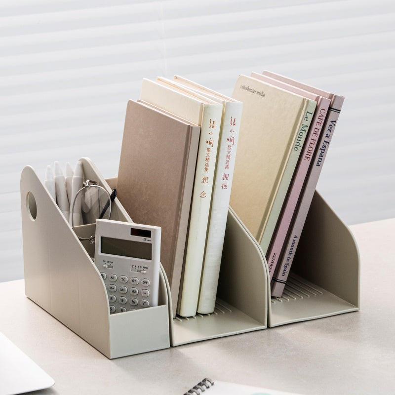 Beige Vertical File Holder