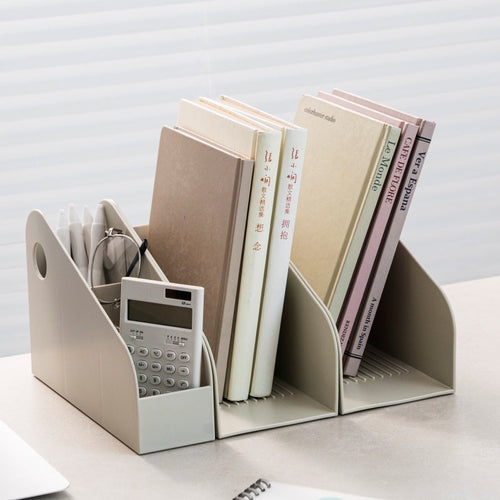 Beige Vertical File Holder