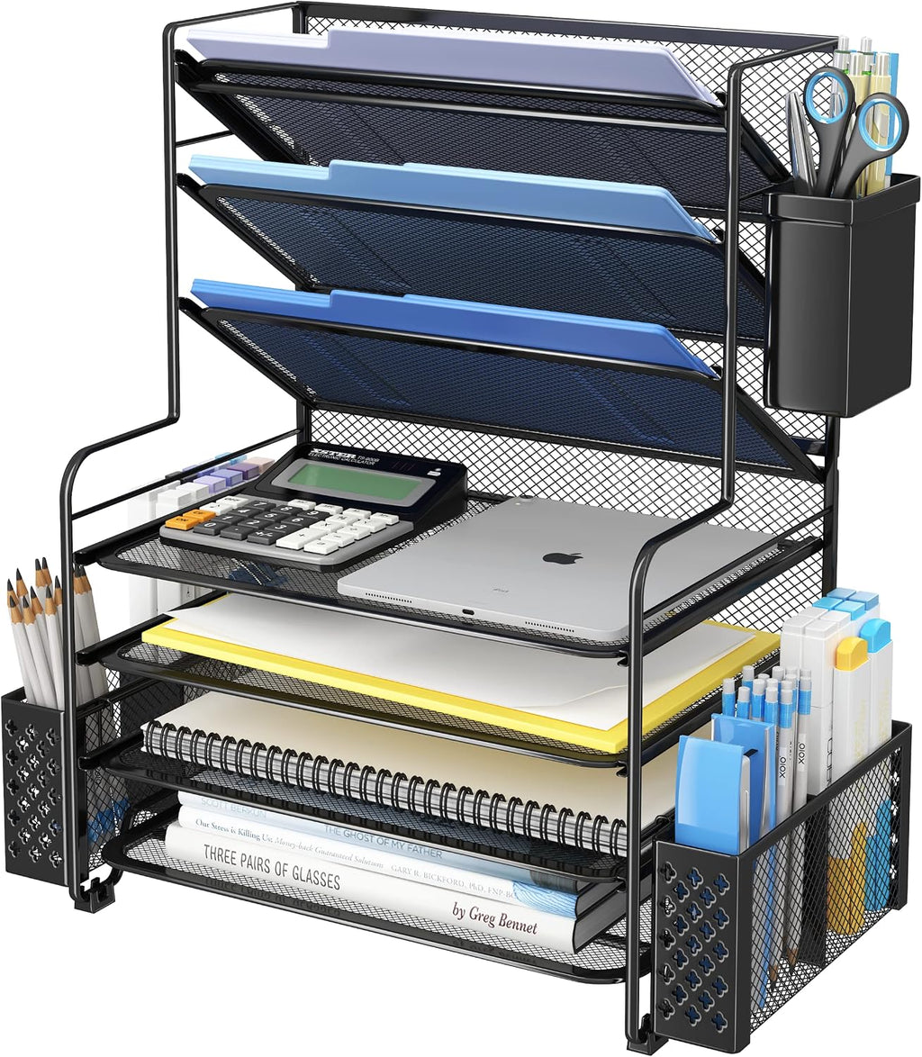 Seven-Tier Desk File Organizer