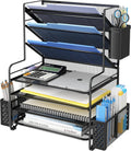 Seven-Tier Desk File Organizer