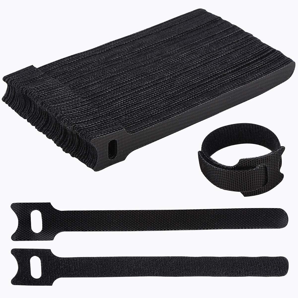 Reusable Cable Ties, Pack of 60