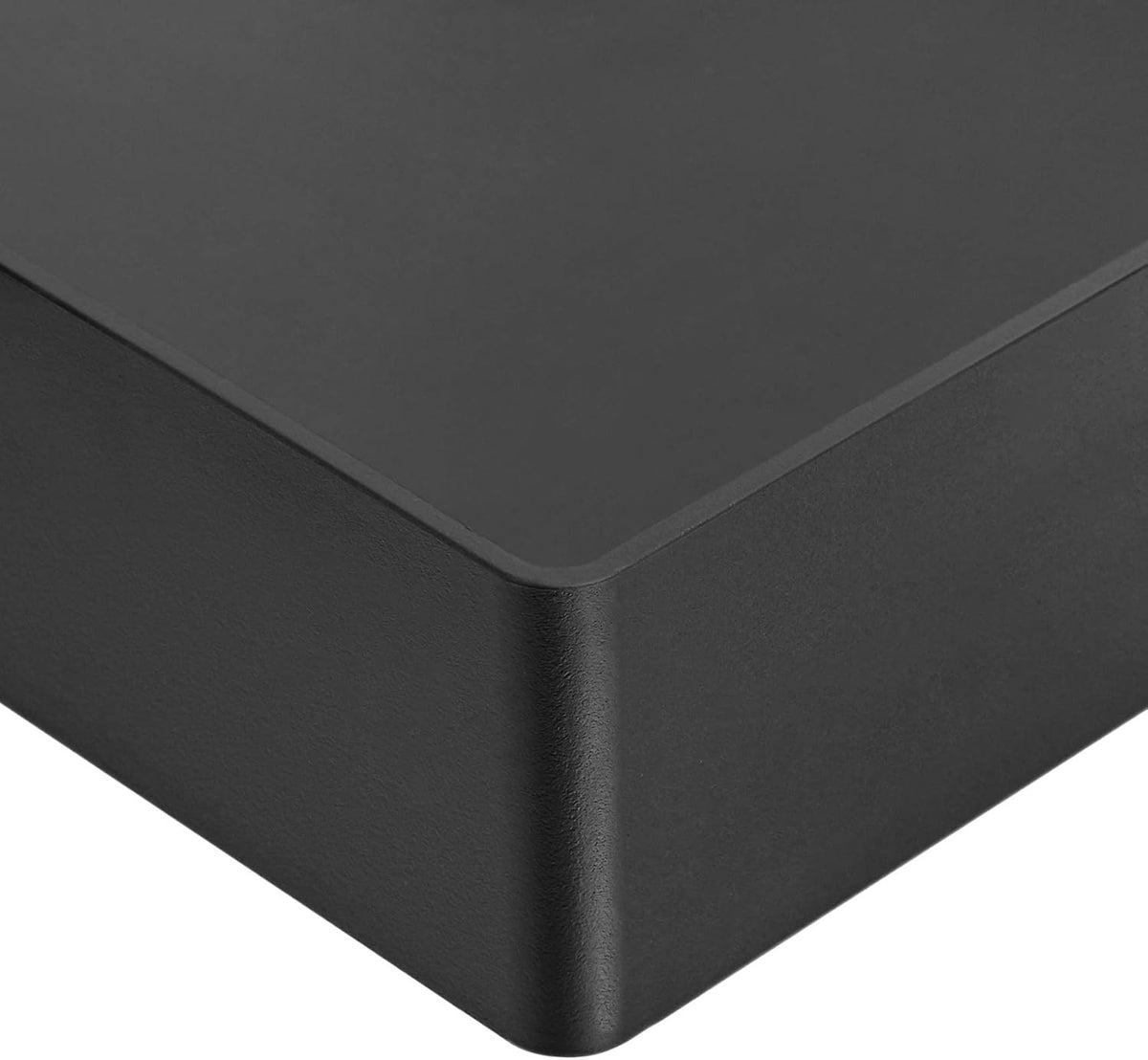 Black Plastic Letter Trays, Set of 2