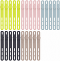Assorted Silicone Cable Ties, 25 Pack