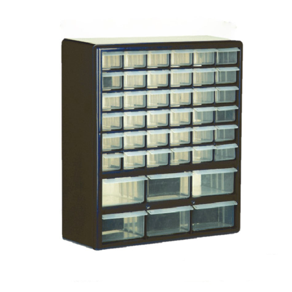 Black 42-Drawer Small Parts Cabinet
