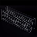 Clear Z-Shaped 36-Slot Pen Stand