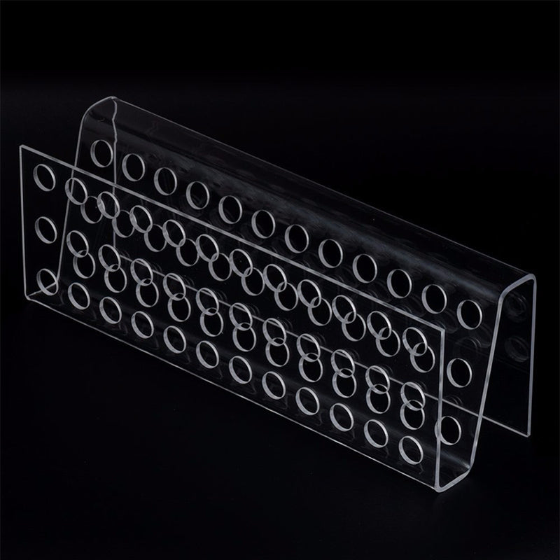 Clear Z-Shaped 36-Slot Pen Stand