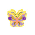 Yellow Butterfly Plywood Pen Holder Set